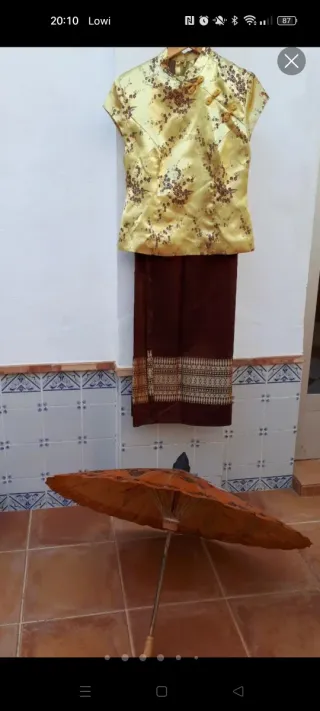 Disfraz oriental mujer talla M-L