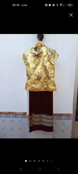 Disfraz oriental mujer talla M-L