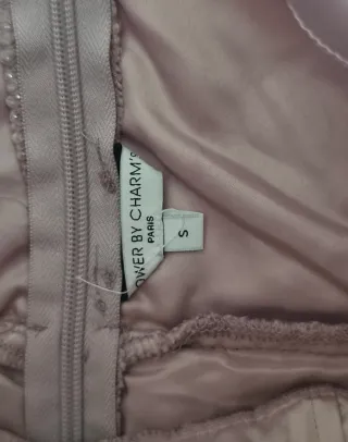 Abito da cerimonia rosa glitterato