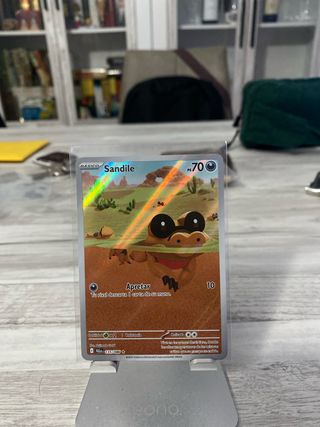 Carta Pokémon Sandile 135 BLK