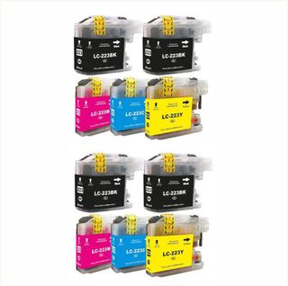 Pack 10 Cartuchos Tinta Brother LC-223 XL