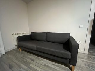 2 Sofás 3 Plazas Gris 205x90