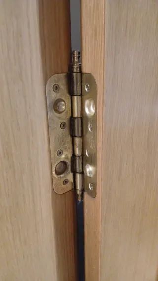 Puerta blindada madera