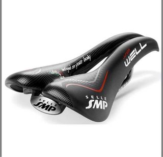 Sillín Bici Selle SMP Negro/Rojo