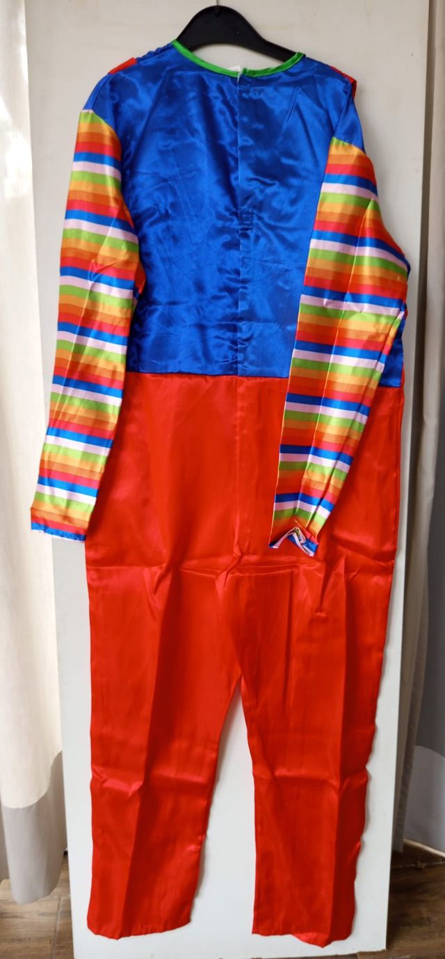 Disfraz Payaso Rojo Adulto XL Nuevo