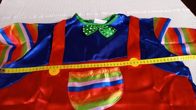 Disfraz Payaso Rojo Adulto XL Nuevo