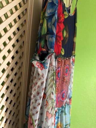 Vestido Desigual tirantes estampado floral Talla L