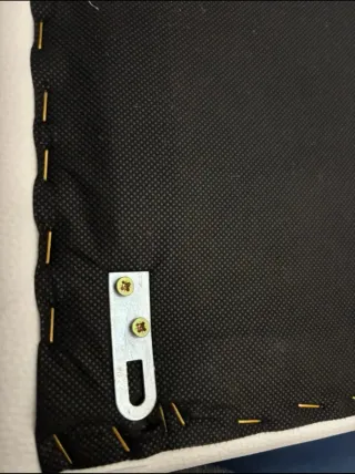 Cabecero blanco polipiel 95*50.