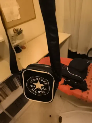 Bolso Converse Negro Pequeño