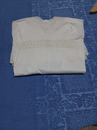 Lencería blanca talla 4