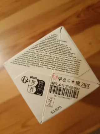 Perfume " ROSE GOURMAND INTENSE" ZARA 80 ML.