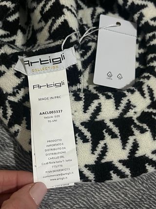 Cappello basco Artigli fantasia pied-de-poule