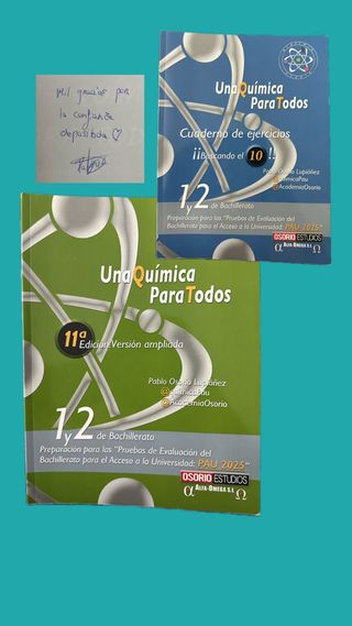 LIBROS PREPARACION PAU QUIMICA