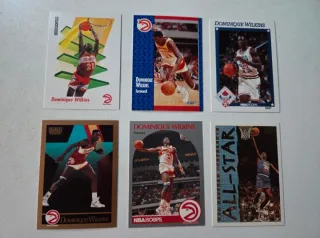 Lote - conjunto de 30 cards de Dominique Wilkins.