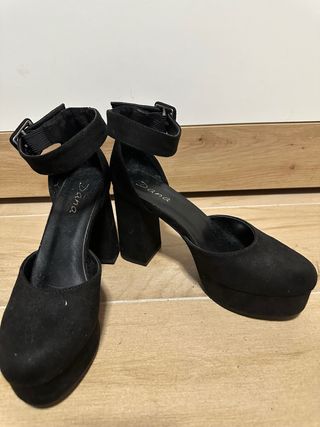 Zapatos de tacón plataforma Dana negros