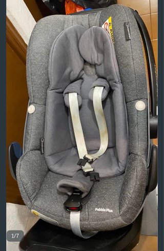 Silla coche Plus Bébé Co + base isofix+textil