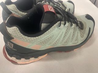 Zapatillas Salomon Senderismo Mujer Gris/Rosa