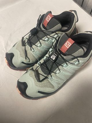 Zapatillas Salomon Senderismo Mujer Gris/Rosa