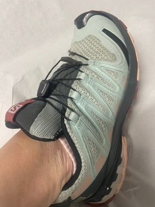Zapatillas Salomon Senderismo Mujer Gris/Rosa