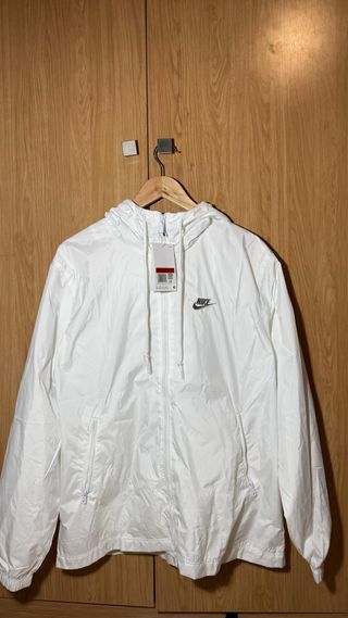 Cortavientos Nike Blanco