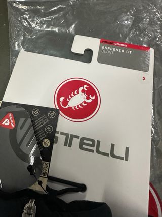 Guantes Castelli Espresso Gt Rosso Corsa