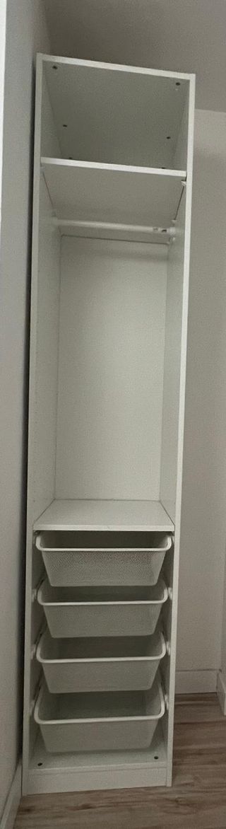 Armario Pax Ikea sin puerta 4 cajones