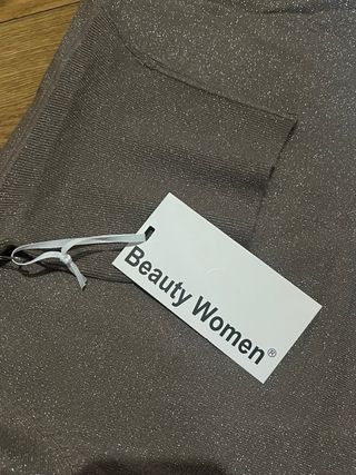 Maglione Beauty Women lurex collo alto