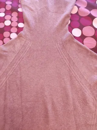 Pullover dolcevita rosa/viola