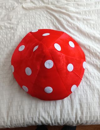 Gorro disfraz seta rojo y blanco