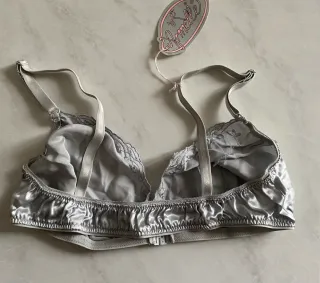 Reggiseno Armelle Seta Tg 2 Argento