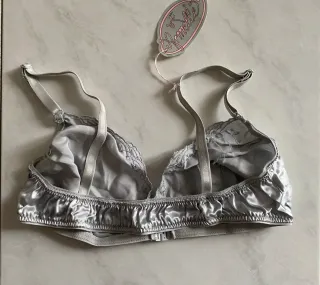 Reggiseno Armelle Seta Tg 2 Argento