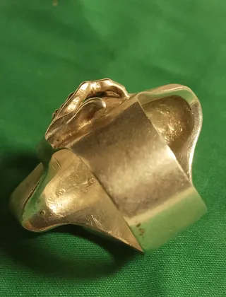 Scary movie 925 plate Anillo Diseño Calavera Manos