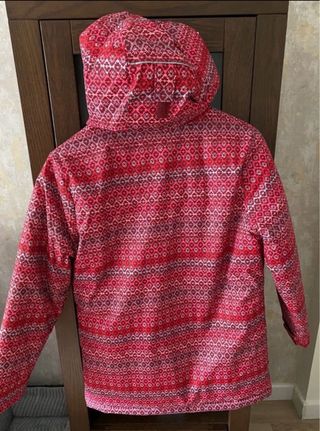 Abrigo de esquí estampado