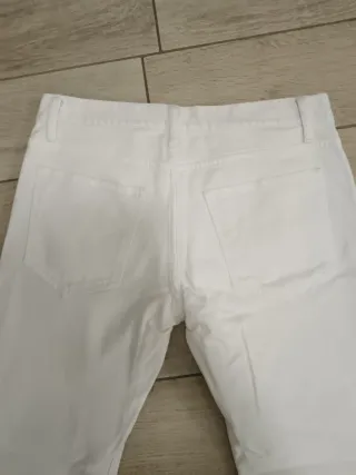 Jeans uomo Benetton bianchi