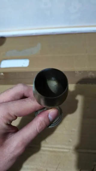 Set 5 Bicchierini Metallo Argentato