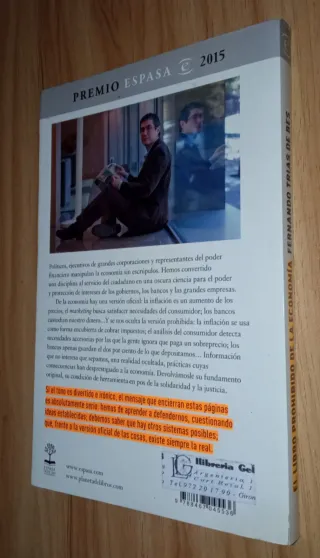 El libro prohibido de la economía: Premio Espasa
