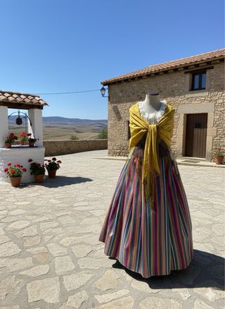 Traje de Baturra Multicolor Talla Única