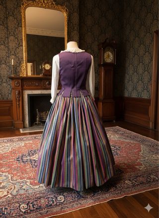 Traje de Baturra Multicolor Talla Única