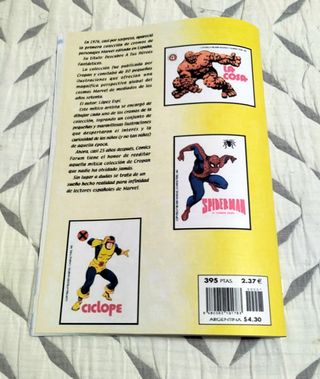 ÁLBUM CROMOS GALERÍA PERSONAJES MARVEL facsÍmil
