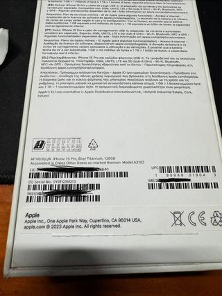 iPhone 15 Pro Azul con Apple Care