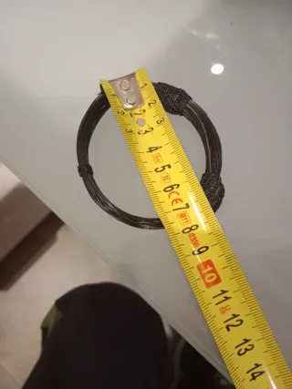 Pulsera de pelo negra