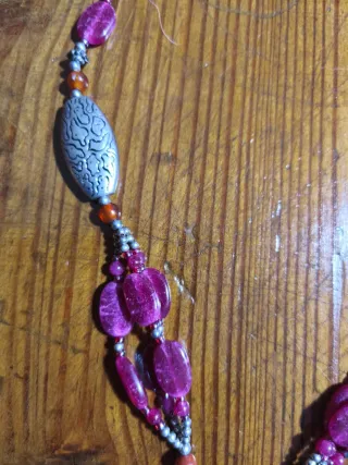 Collana etnica artigianale pietre dure