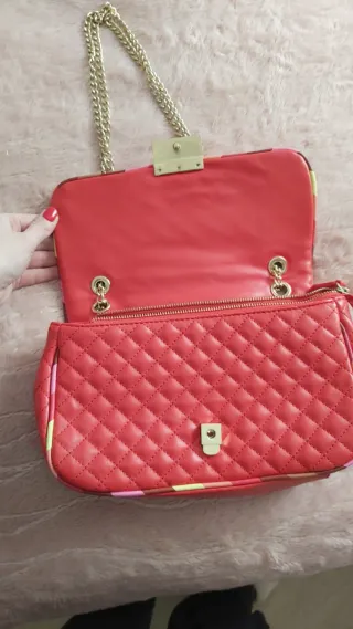 Bolso Valentino Rojo Acolchado.