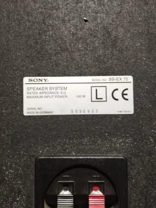 Altavoces Sony Negros