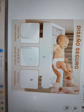 Cambiador bebé 80x80