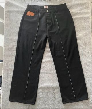 Pantalón Corteiz Ancho Negro