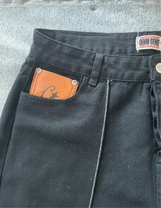 Pantalón Corteiz Ancho Negro