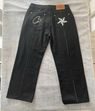 Pantalón Corteiz Ancho Negro