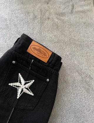 Pantalón Corteiz Ancho Negro