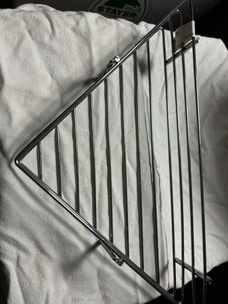 2 Porta oggetti in metallo e plastica